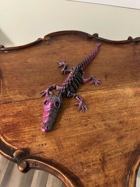 3D Printed Reptile Skeleton